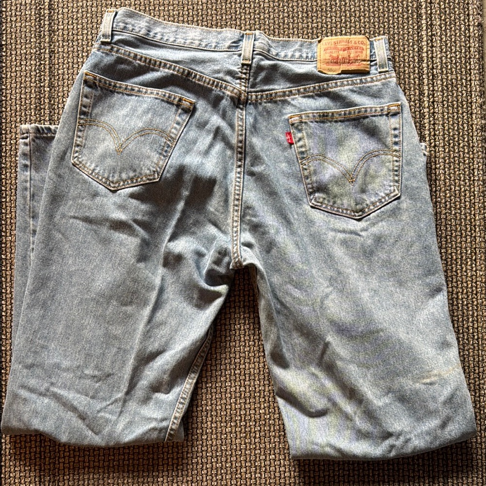 Levi's Men's Light Blue Straight Jeans